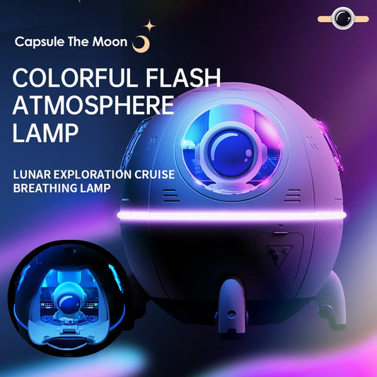 Portable Astronaut Humidifier ©  with LED Light and Aroma Diffuser - USB Powered for Clean and Hydrated Air Cute Aesthetic Stuff