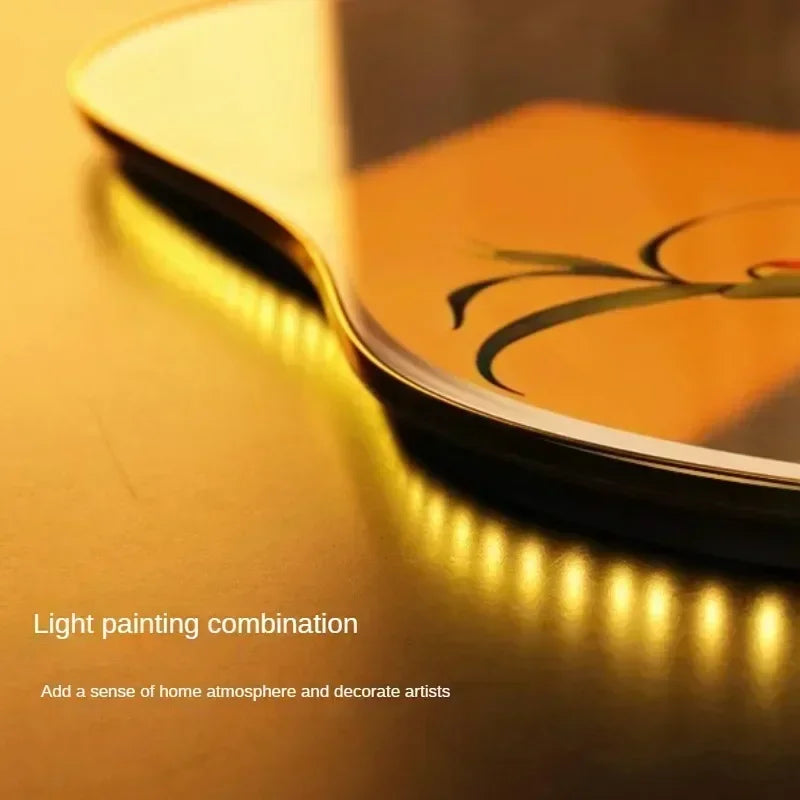 Modern Wall Lamp Entrance Decor Painting Nordic Living Room Blackground Bedroom Bedside Lighting LED Minimalist Hanging Painting