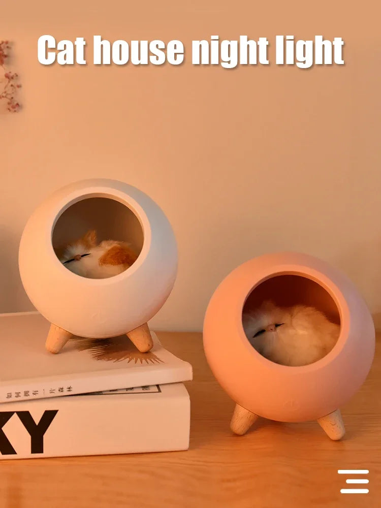 Bluetooth Speaker Night light Cute Cat Animal