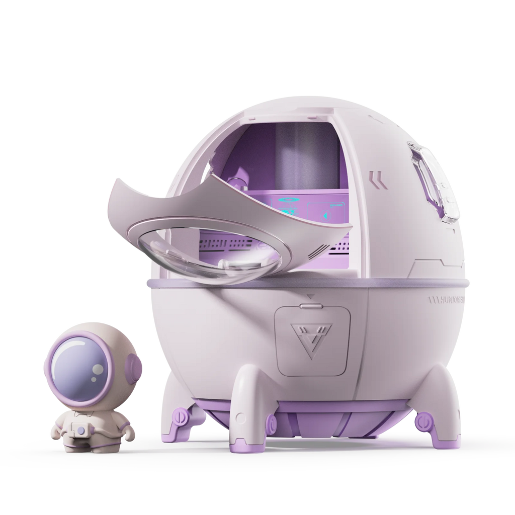 Portable Astronaut Humidifier ©  with LED Light and Aroma Diffuser - USB Powered for Clean and Hydrated Air Cute Aesthetic Stuff